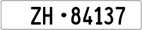 Truck License Plate